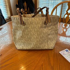 Michael Kors Tan Signature Tote